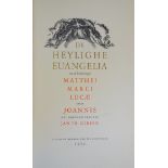 HEYLIGHE EUANGELIA, DE, na de beschrijvingen Matthei, Marci, Lucae ende Joannis. The