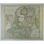 LOW COUNTRIES -- "CHARTE VON HOLLAND, nach richtigen astronomischen Beobachtungen , (…) gezeichnet v