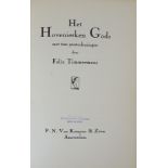 TIMMERMANS, F. Het hovenierken Gods. Met tien penteekeningen. Amst., (n.d. 1926). Or
