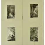 VINKELES, Jan (1783-after 1803 abroad). Collection of 4 children's book scenes