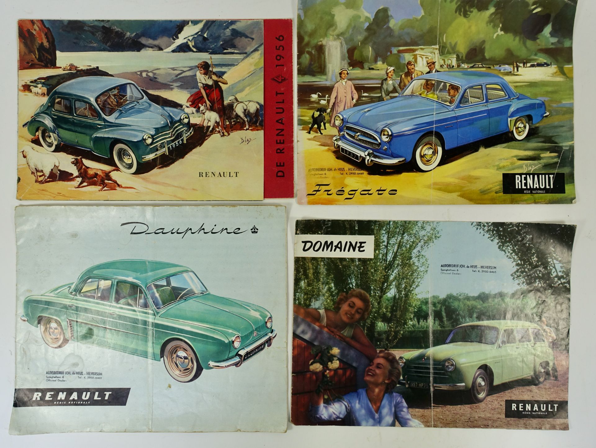 COLLECTION of 29 (instruction) booklets, promotional brochures of cars and car brands