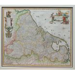 LOW COUNTRIES -- "NOVISSIMA & ACCURATISSIMA XVII Provinciarum Germaniæ Inferioris Delineatio". (Amst