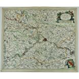 EUROPE -- "COMITATUS NAMURCI emendata delineatio, (…)". (Amst.), N. Visscher, (c. 1680). Engr. map