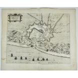 FORTIFICATIONS & SIEGES -- "PLAN DE LA VILLE DE DUNKERQUE Et de ses attaques