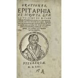 MELANCHTHON -- ORATIONES, EPITAPHIA et Scripta, quæ edita sunt de morte Philippi Melanthonis