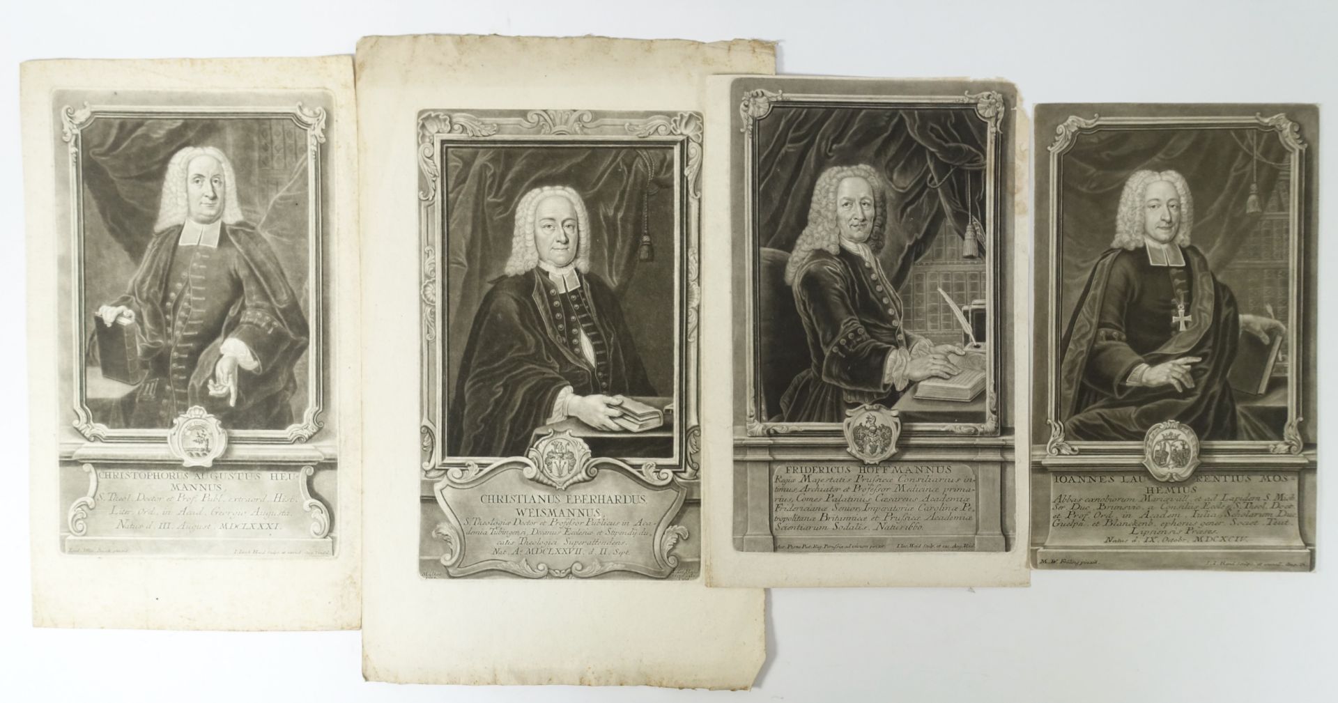 MEZZOTINTS -- COLLECTION of 24 mezzotint portraits of Dutch and German royalty, (German - Image 3 of 4