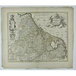 LOW COUNTRIES -- "GERMANIÆ INFERIORIS XVII PROVINCIARUM accur. tabula. Nunc apud Petrum Schenk