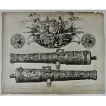 BLOTELINGH, Abraham (1640-1690). (The "Benningh Cannons"). 1671 (dated in the plate). Engr