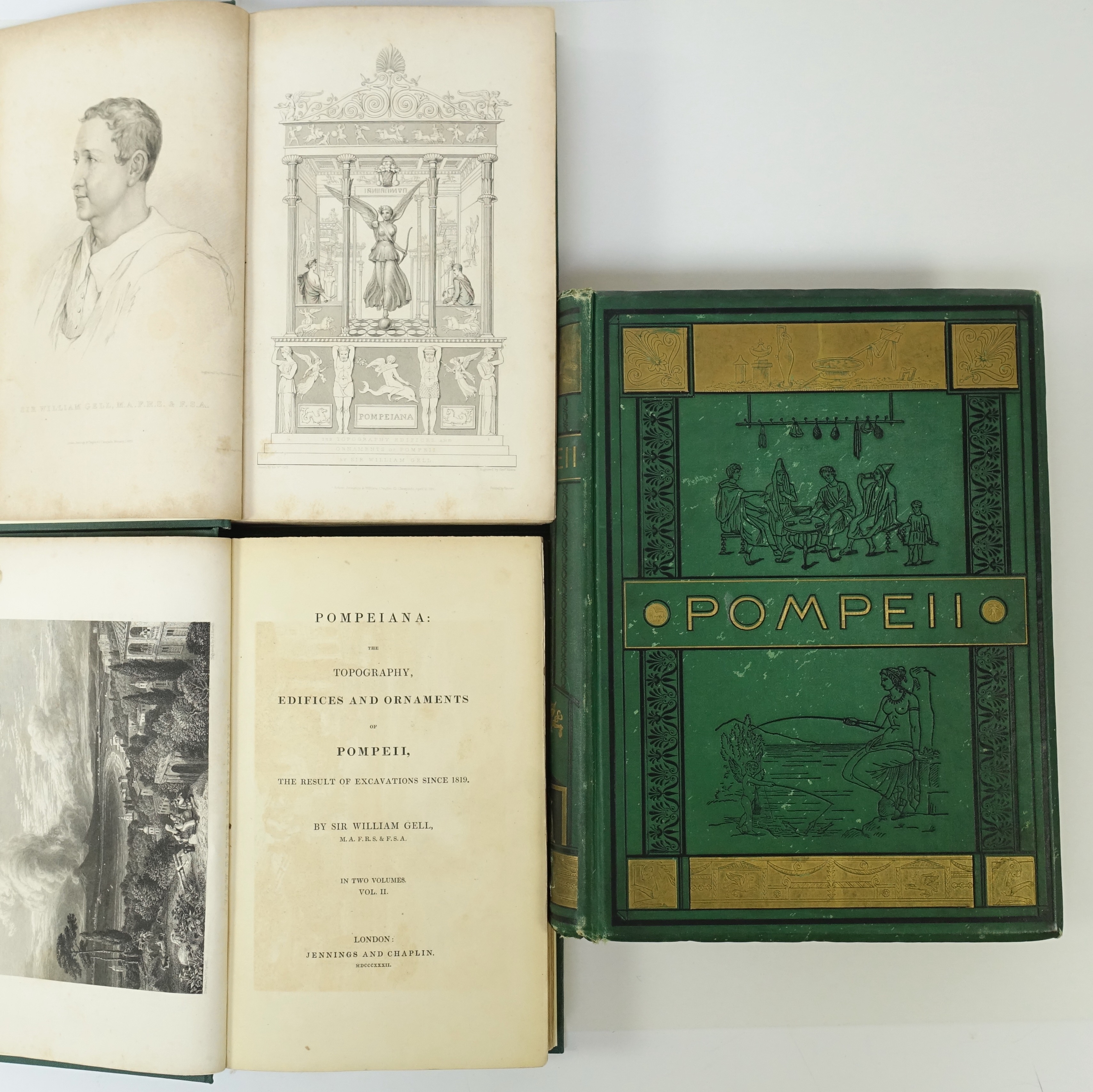 POMPEII -- GELL, W. Pompeiana: The topography, edifices & ornaments of Pompeii, the result