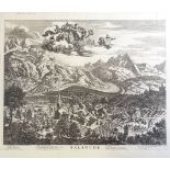 EUROPE -- SALLANCHE/MONT-BLANC -- "SALANCHE". ('s-Grav., Alberts, c. 1725). Fine engr