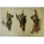 MAGUIRE, Helena. Collection of five studies of hanging dead game (Series 453