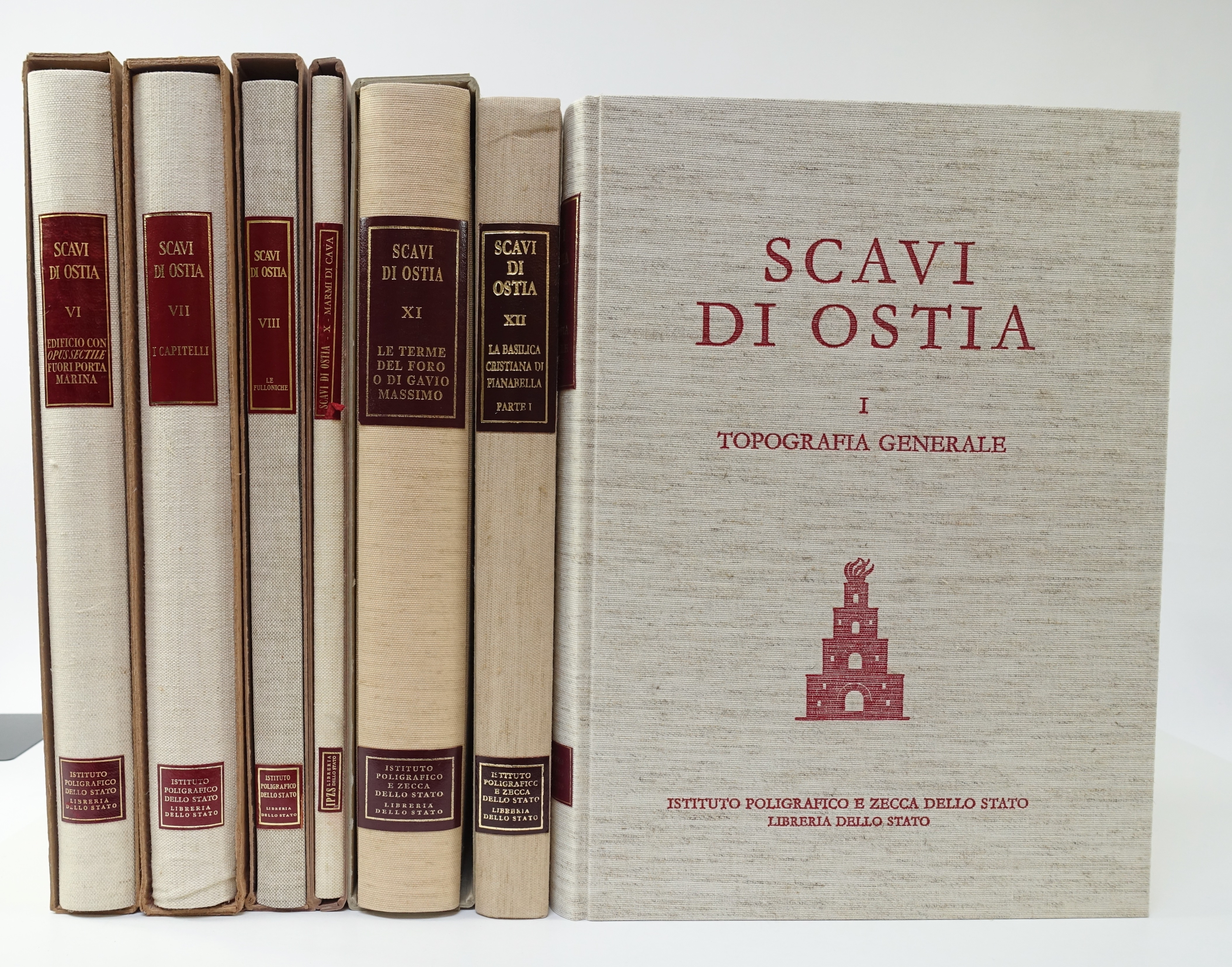 SCAVI DI OSTIA. A cura della soprintendenza agli scavi di Ostia Antica