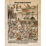 CATCHPENNY PRINTS -- "GENESIS AEN HET VII CAPITTEL". Amst., Gysbert de Groot Keur