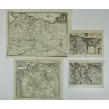 LOW COUNTRIES -- COLLECTION of 18 maps of parts of Holland published by