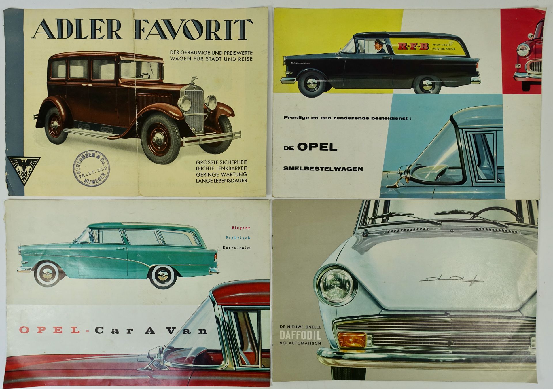 COLLECTION of 29 (instruction) booklets, promotional brochures of cars and car brands - Image 2 of 4