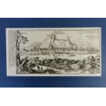 BELGIUM -- "DINANT Im Bisthum Lüttich". Augsb., G. Bodenehr, (1710). Plain engr. panoramic