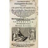 LIPSIUS, J. Twee edele en trefflijcke philosophische boecken vande stantvastigheyd. (…) Waer by