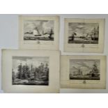 LOW COUNTRIES -- COLLECTION of 33 Dutch topographical prints. 17th-19th c. Dif