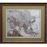 ASIA -- "ASIA". (Amst.), G. & L. Valk, n.d. (c. 1720). Engr. map dep