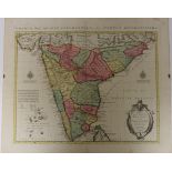 INDIA -- "CARTE DES CÔTES DE MALABAR ET DE COROMANDEL". Amst., Covens & Mortier