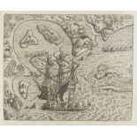 AMERICA -- BRY, Th. de. Collection of 4 (of 28) text engravings from