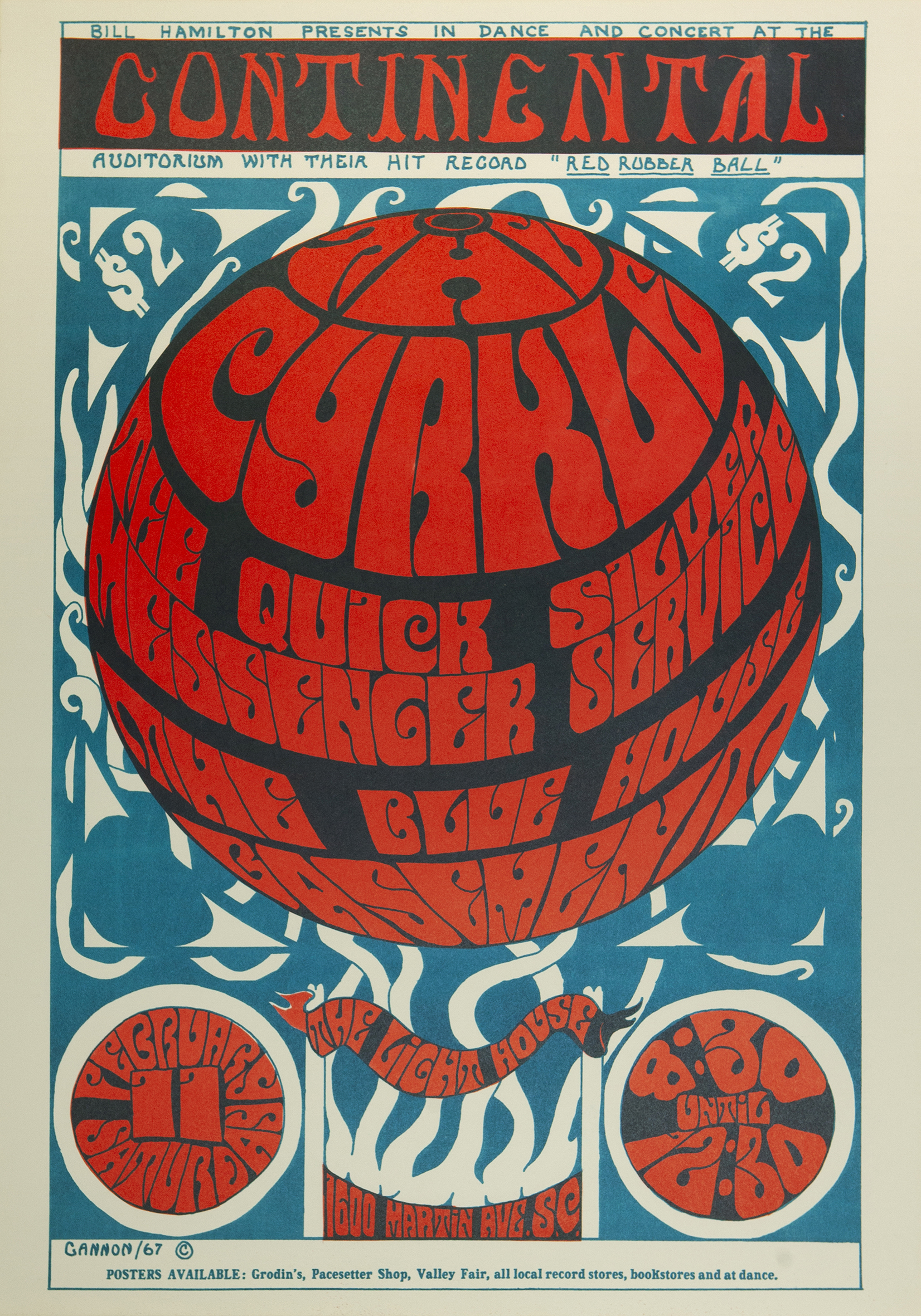 THE CYRKLE/THE QUICKSILVER MESSENGER SERVICE/THE BASEMENT/BLUE HOUSE at the
