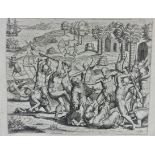 AMERICA -- BRY, Th. de. Collection of 6 (of 24) engravings from the