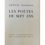 HUGO -- RIMBAUD, A. Les poètes de sept ans. (W. preface by P