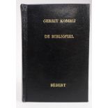 BÉBERT -- KOMRIJ, G. De bibliofiel. (Rott.), Bébert, (1980). 15 pp. 12°. Black