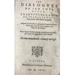 VIVES, J.L. Les Dialogues, trad. de Latin en François pour l'exercice des