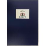 DELFT -- SCHILLEMANS, S. Atlas Delft. (2002). Booklet & 32 loose plates (town views