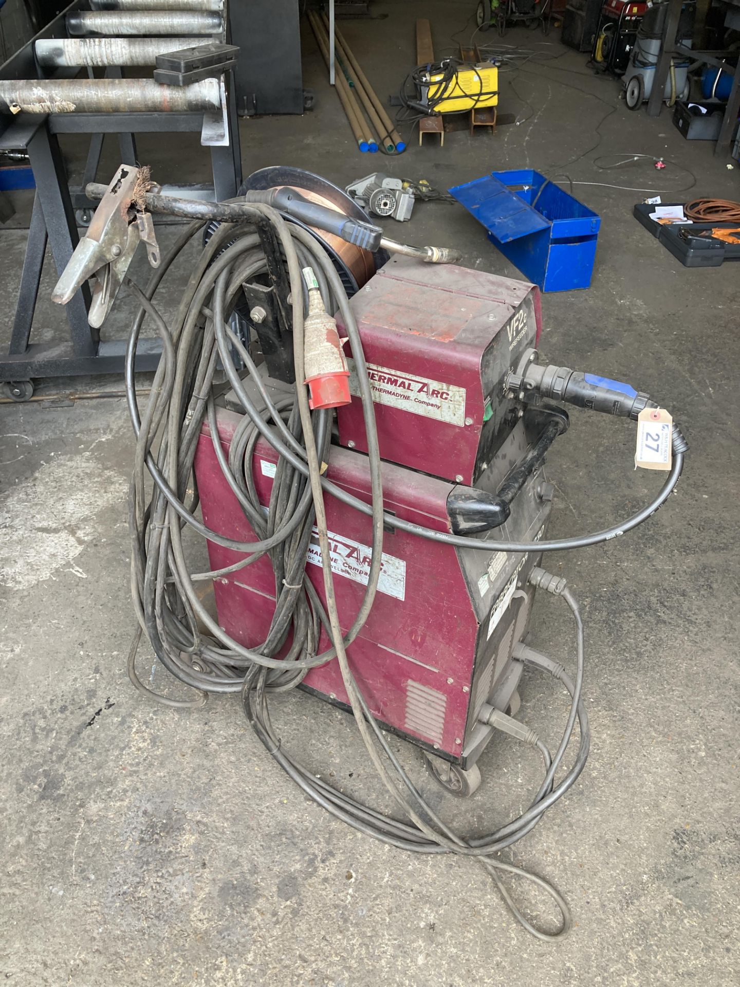 Thermal Arc Fabricator 330 mig welding set with VF2C wire feed - Image 4 of 4
