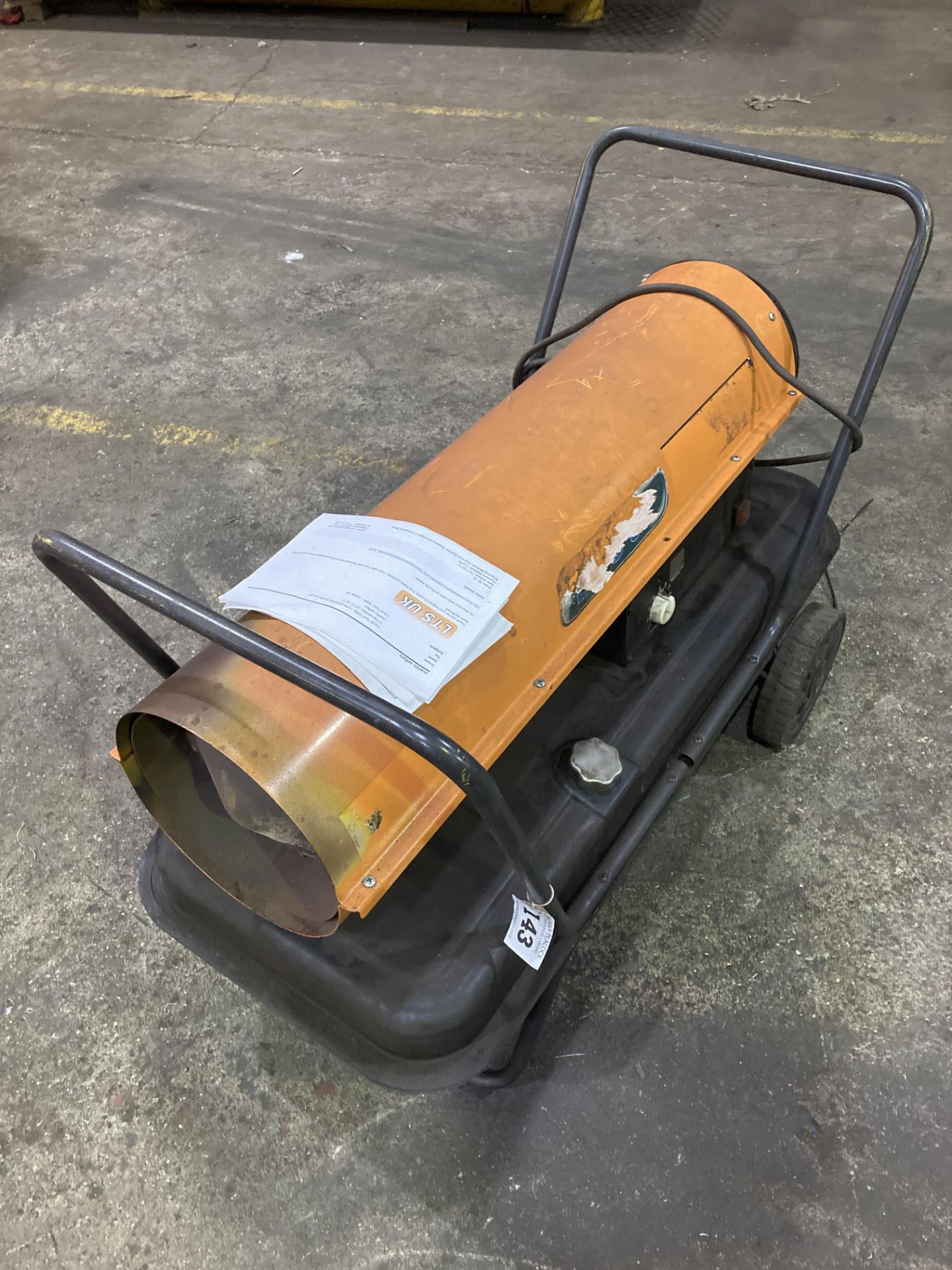 LTS CT0014RT 50kW diesel/paraffin/electric factory space heater - Image 3 of 3