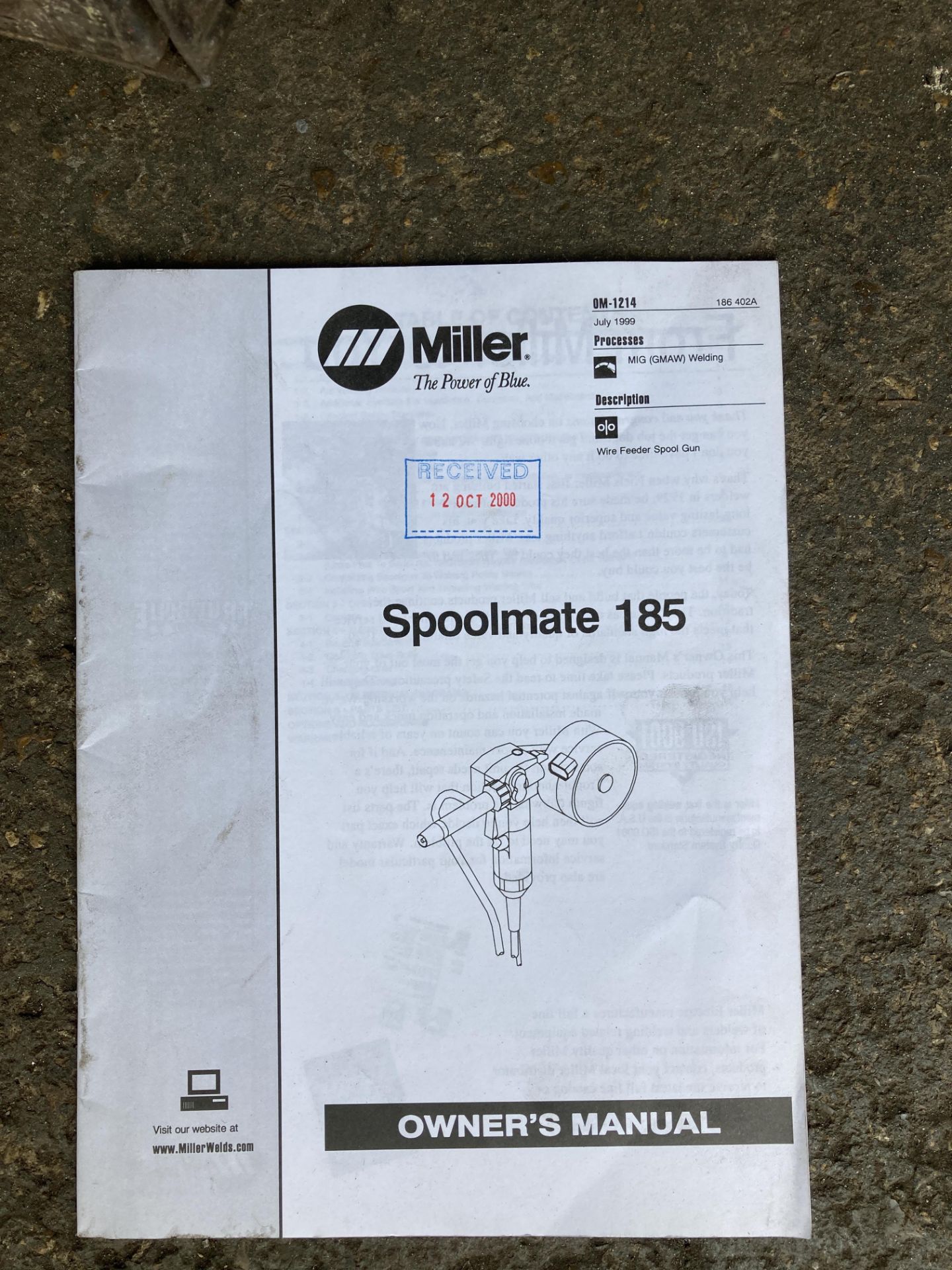 Miller Compactblu 201 mig welding set - Image 5 of 6