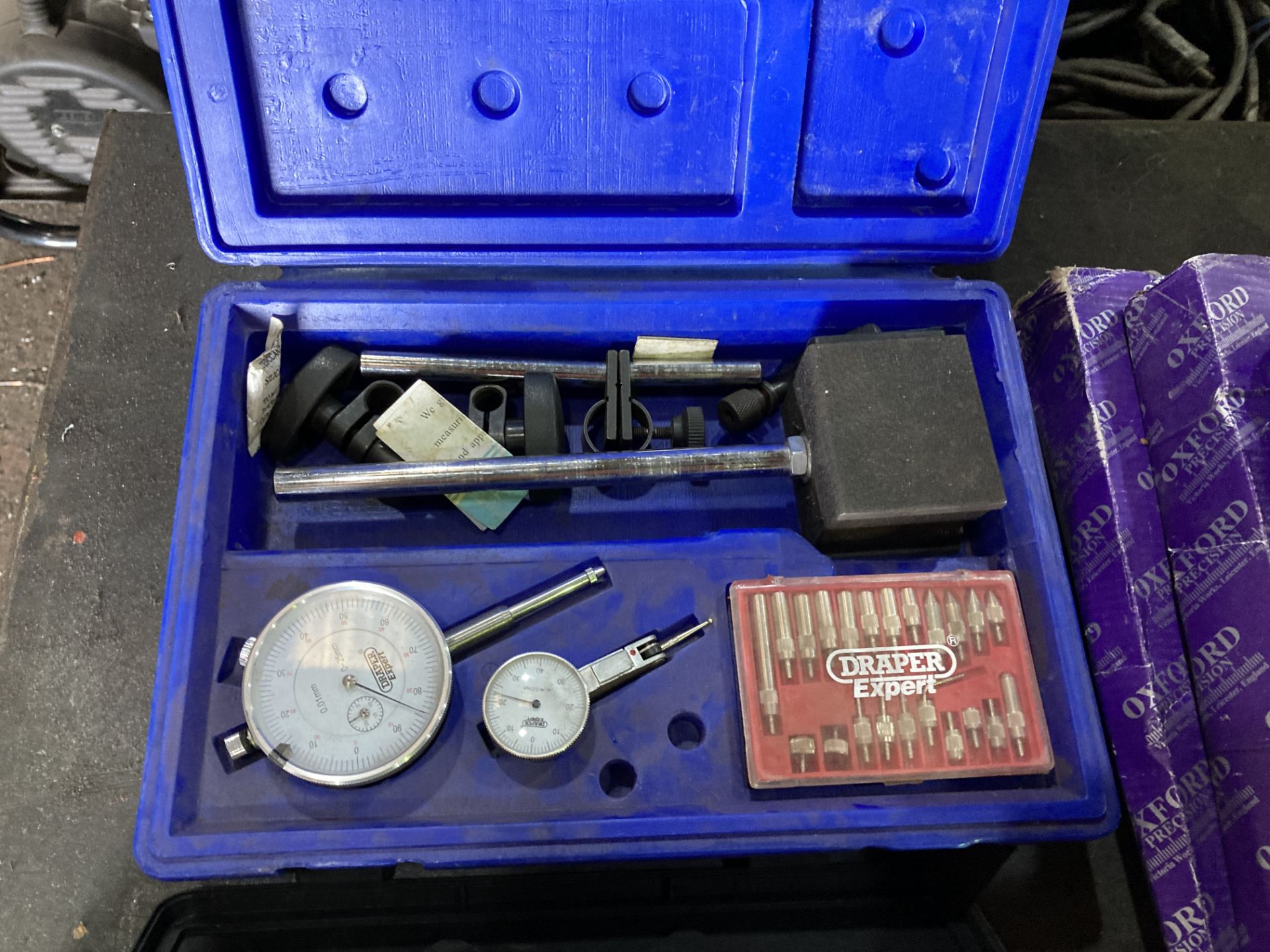 A quantity of inspection equipment incl a Draper dial test indicator and fifteen engineer's squares - Image 2 of 6
