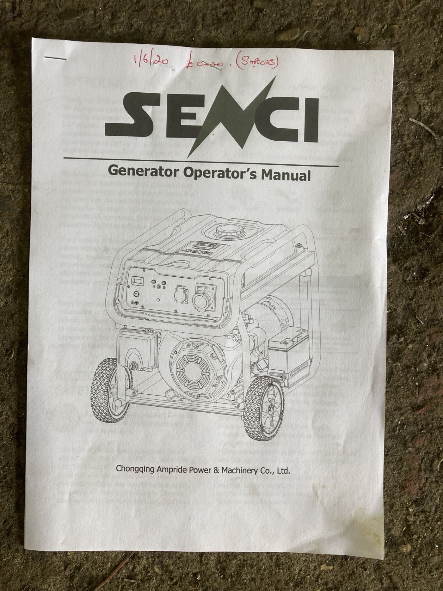 Genset Senci SC9000E MKZ petrol generator - Image 4 of 7