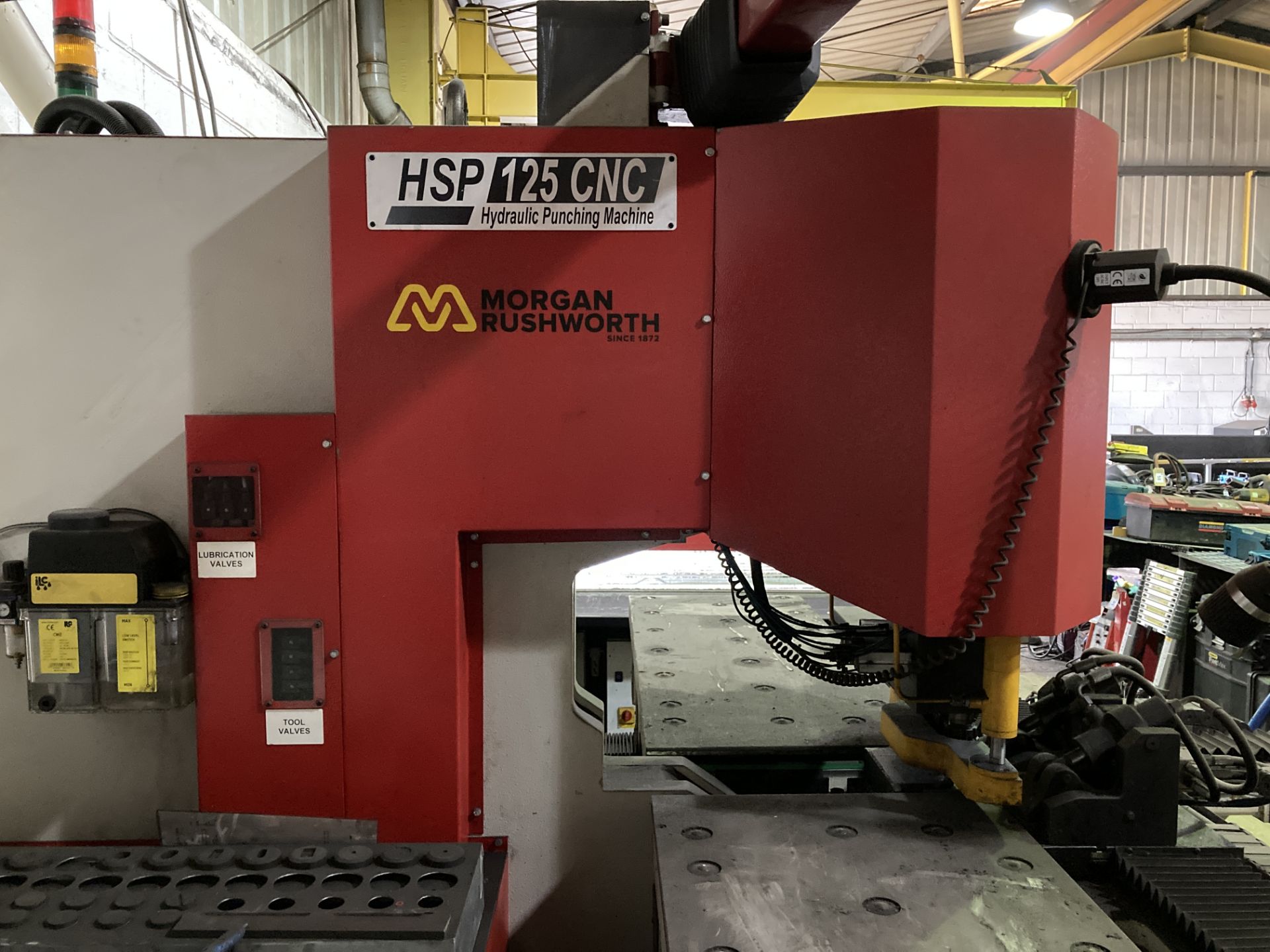 Morgan Rushworth HSP 125 CNC triple head hydraulic punching machine, year 2016, serial no. S155415 - Image 4 of 12
