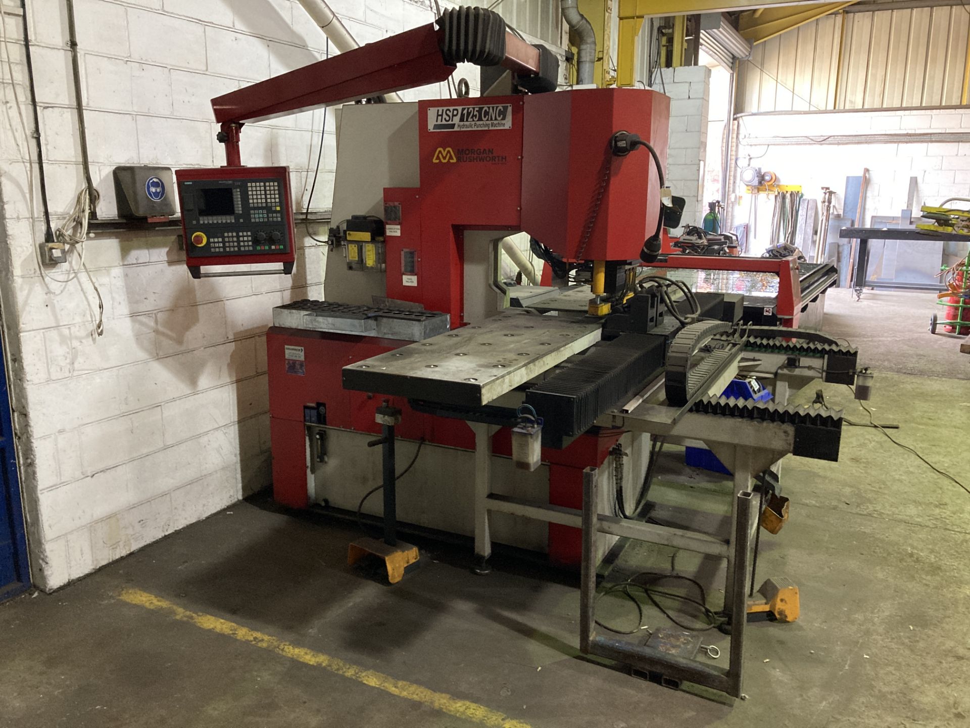 Morgan Rushworth HSP 125 CNC triple head hydraulic punching machine, year 2016, serial no. S155415 - Image 2 of 12