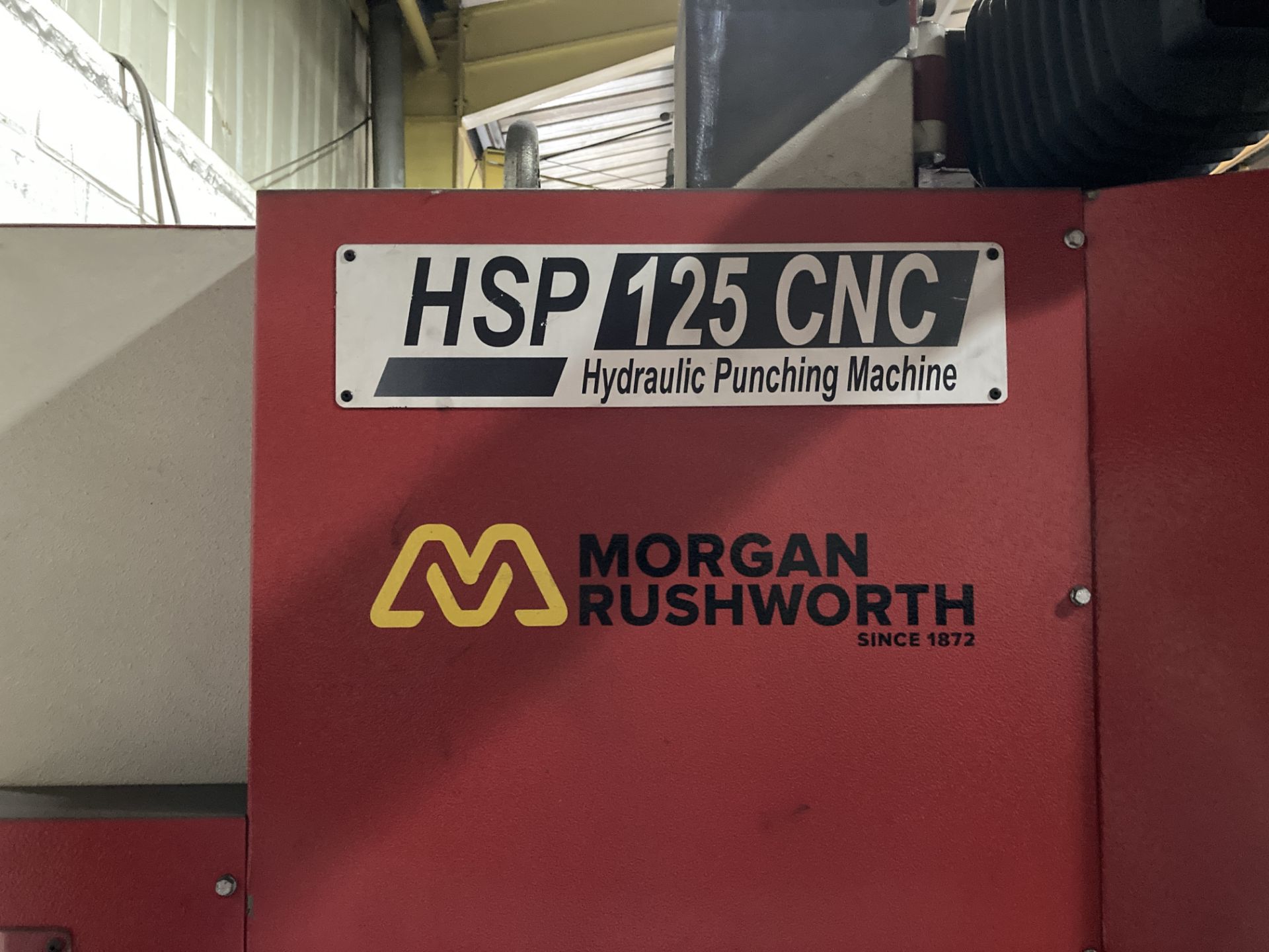 Morgan Rushworth HSP 125 CNC triple head hydraulic punching machine, year 2016, serial no. S155415 - Image 12 of 12