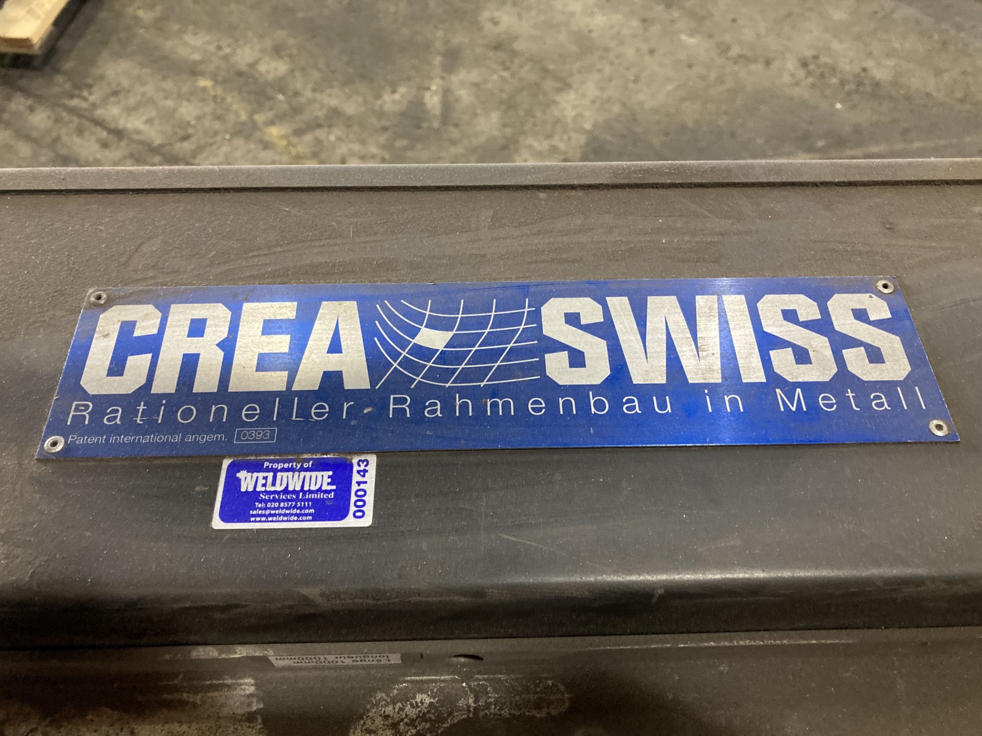 Creametal Crea Swiss 3001 frame welding jig - Image 7 of 9