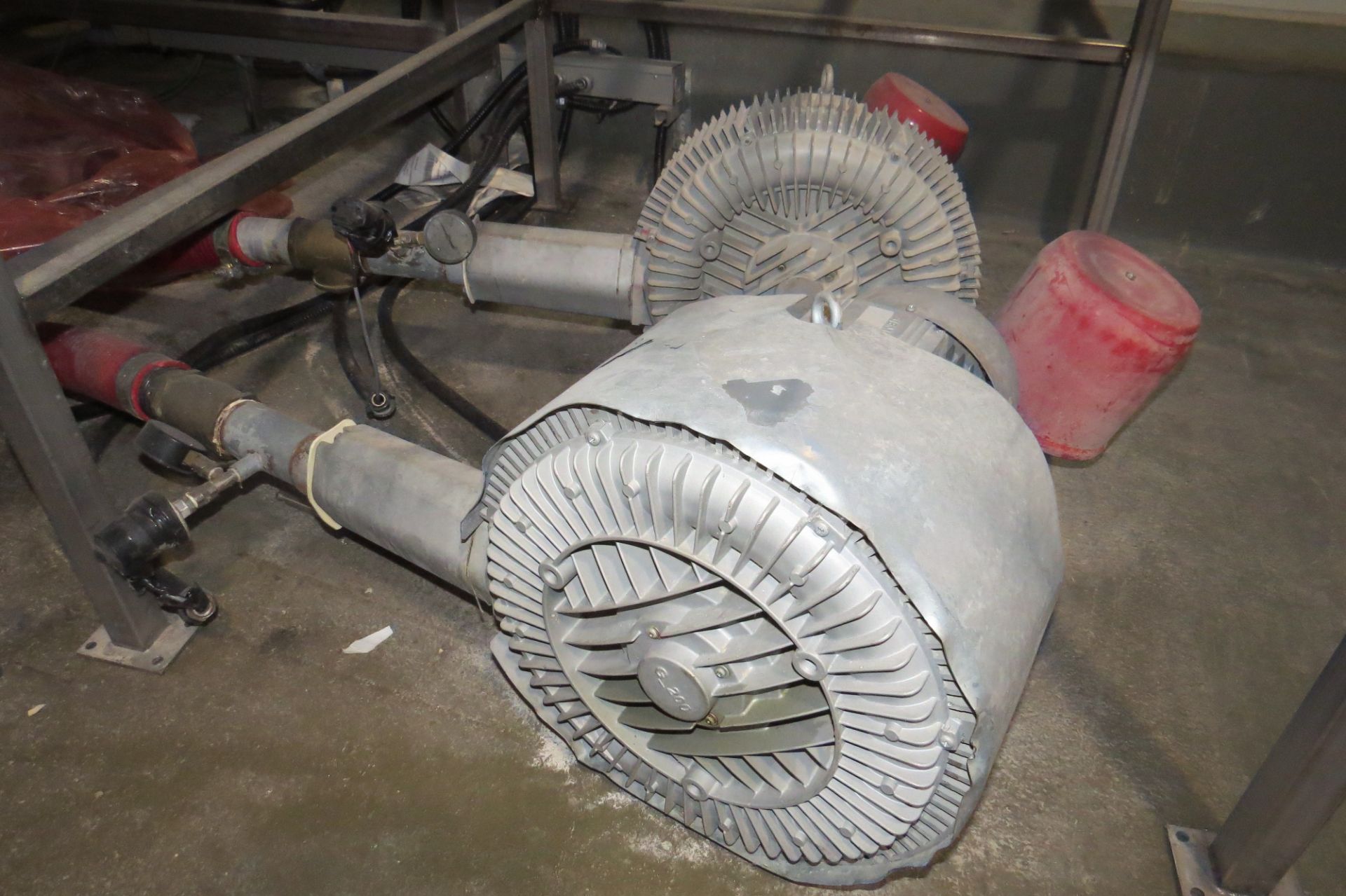 (2) NASH-ELMO INDUSTRIES Mod. G200 Side Channel CEPI Blower with Air Filters - Image 2 of 4