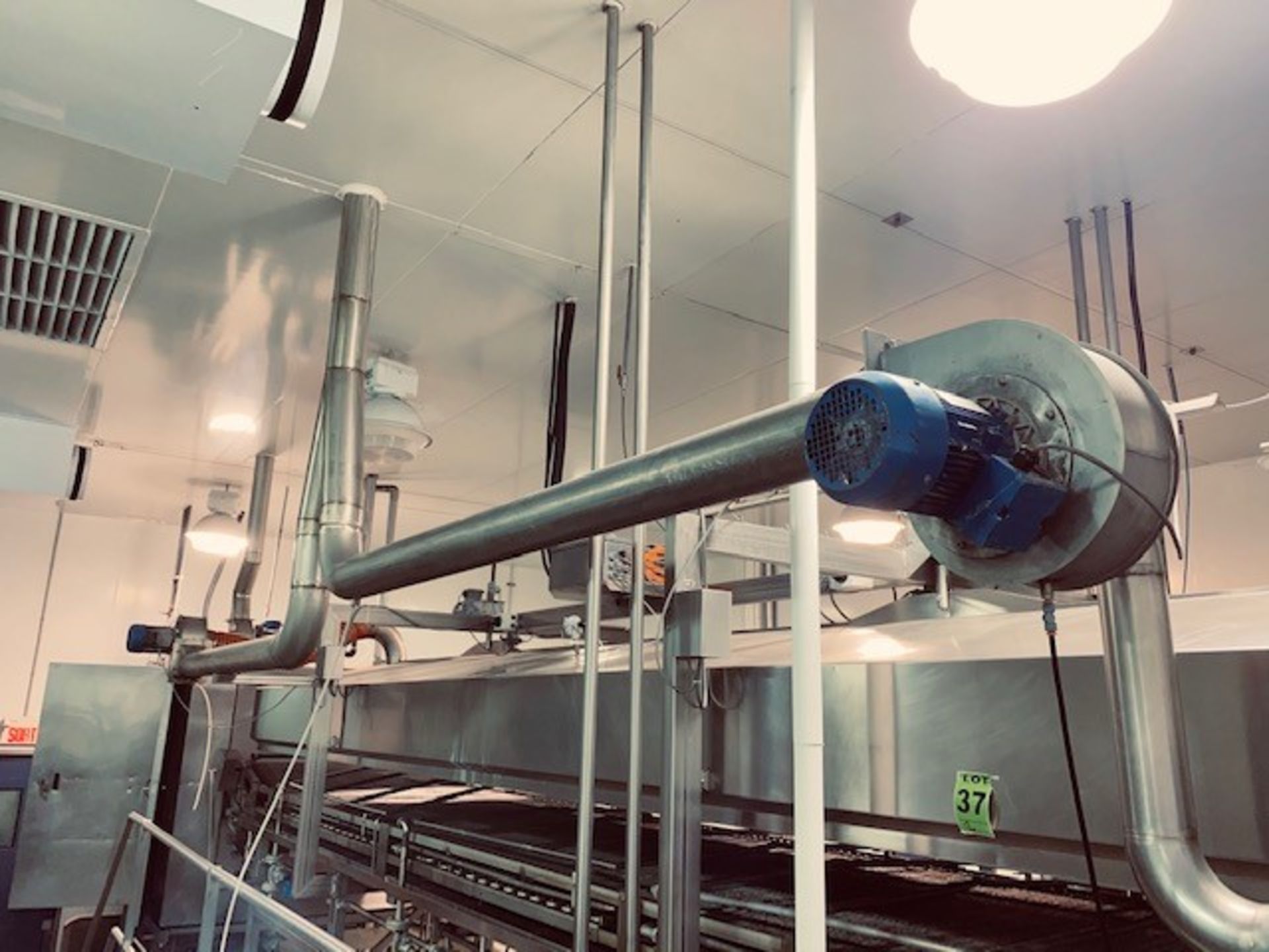 PASTA TECHNOLOGIES GROUP Complete Continuous Pasteurizer line Mod. TPV-70-15 S/N 005071102, up to - Image 8 of 9