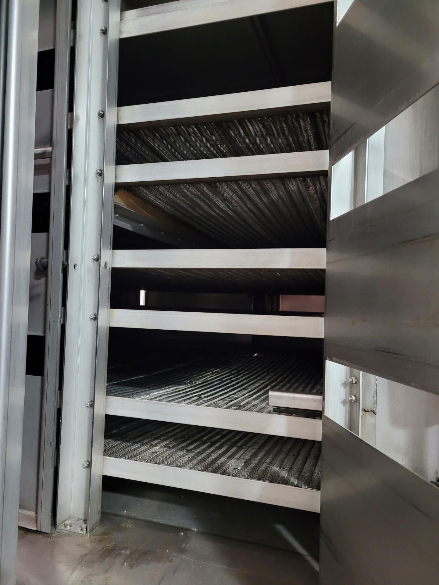 PASTA TECHNOLOGIES GROUP 3-Tier conveyor dryer Mod. INT-40-3-15, S/N 005081102 including temp and - Image 6 of 7