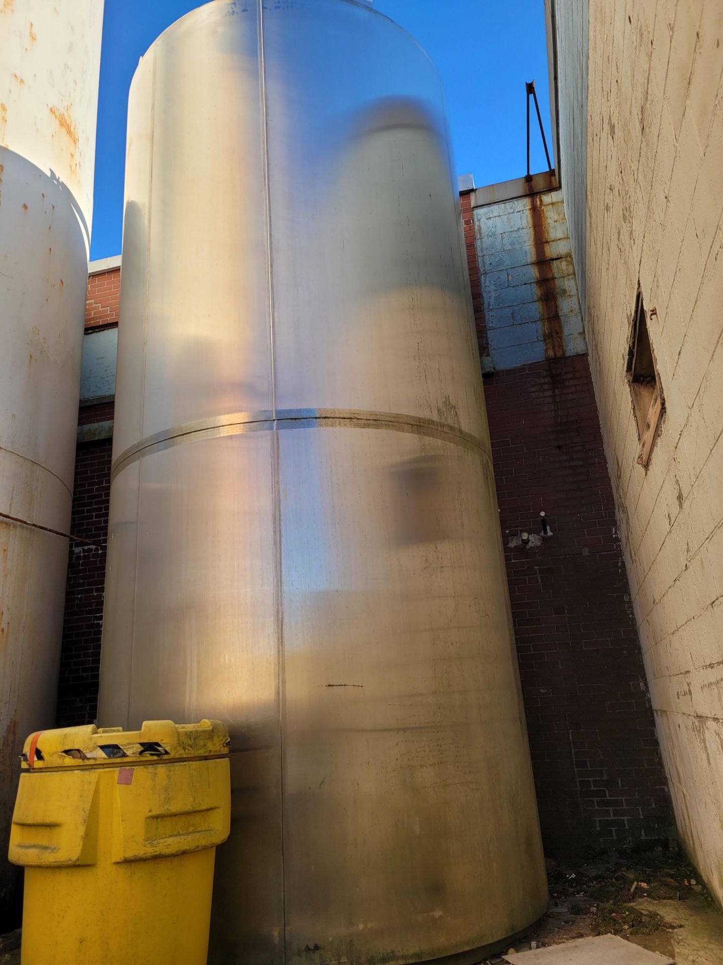 FELDMEIER 6500 gallon all stainless vertical jacketed storage tank, gallons based upon noted capaci - Image 5 of 8