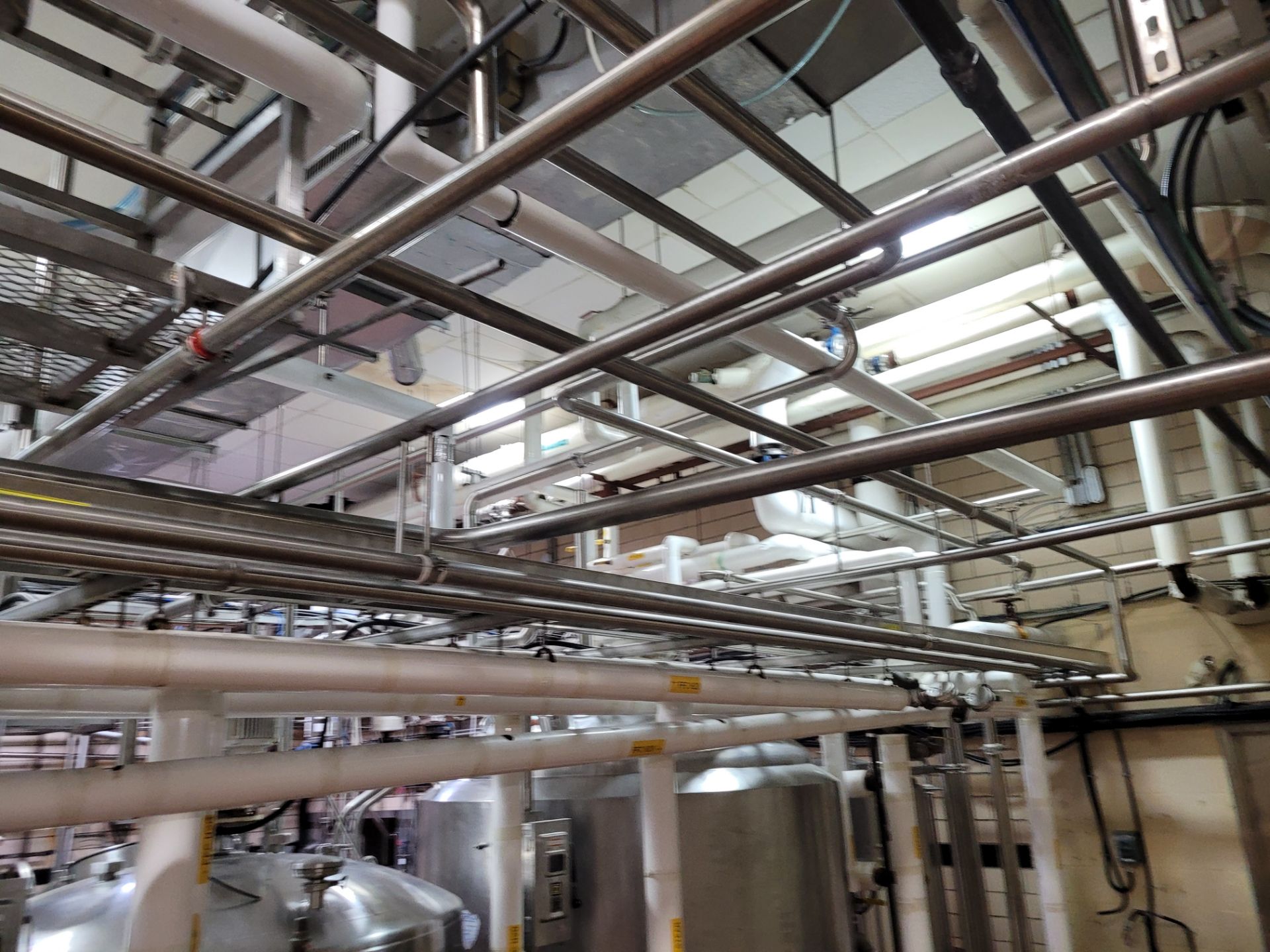 Lot of Stainless pipework circuit throughout Walker and Crepaco process tanks consisting of (5) actu - Image 7 of 7