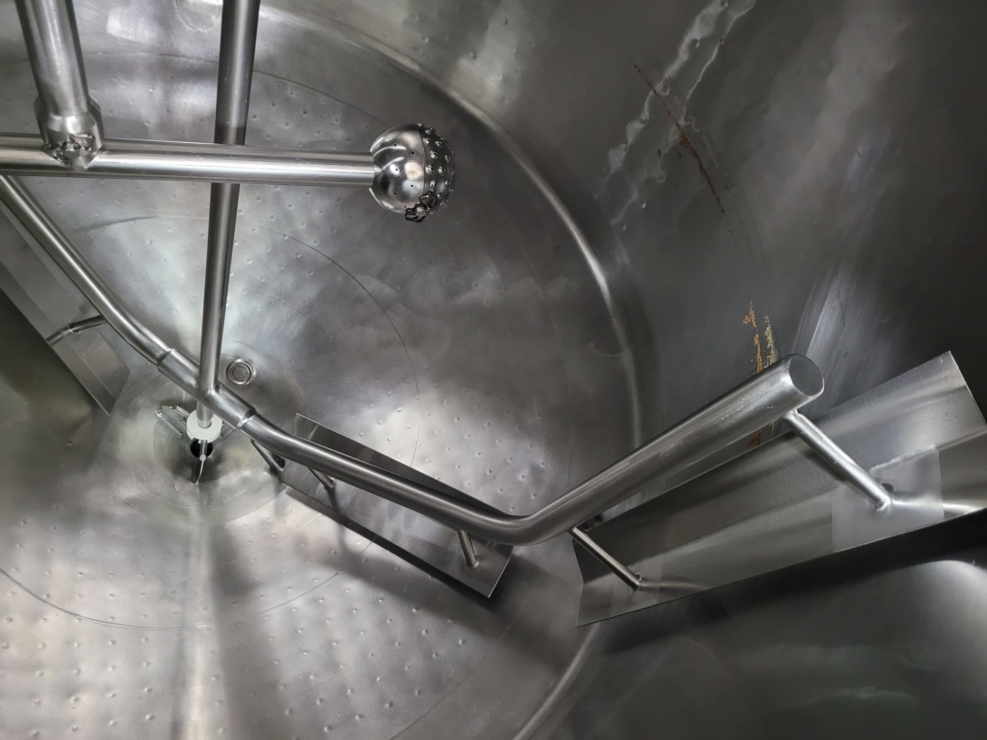 CREPACO 700 gallon cone bottom jacketed process tank, approx. capacity based upon 2500 litre designa - Image 12 of 13