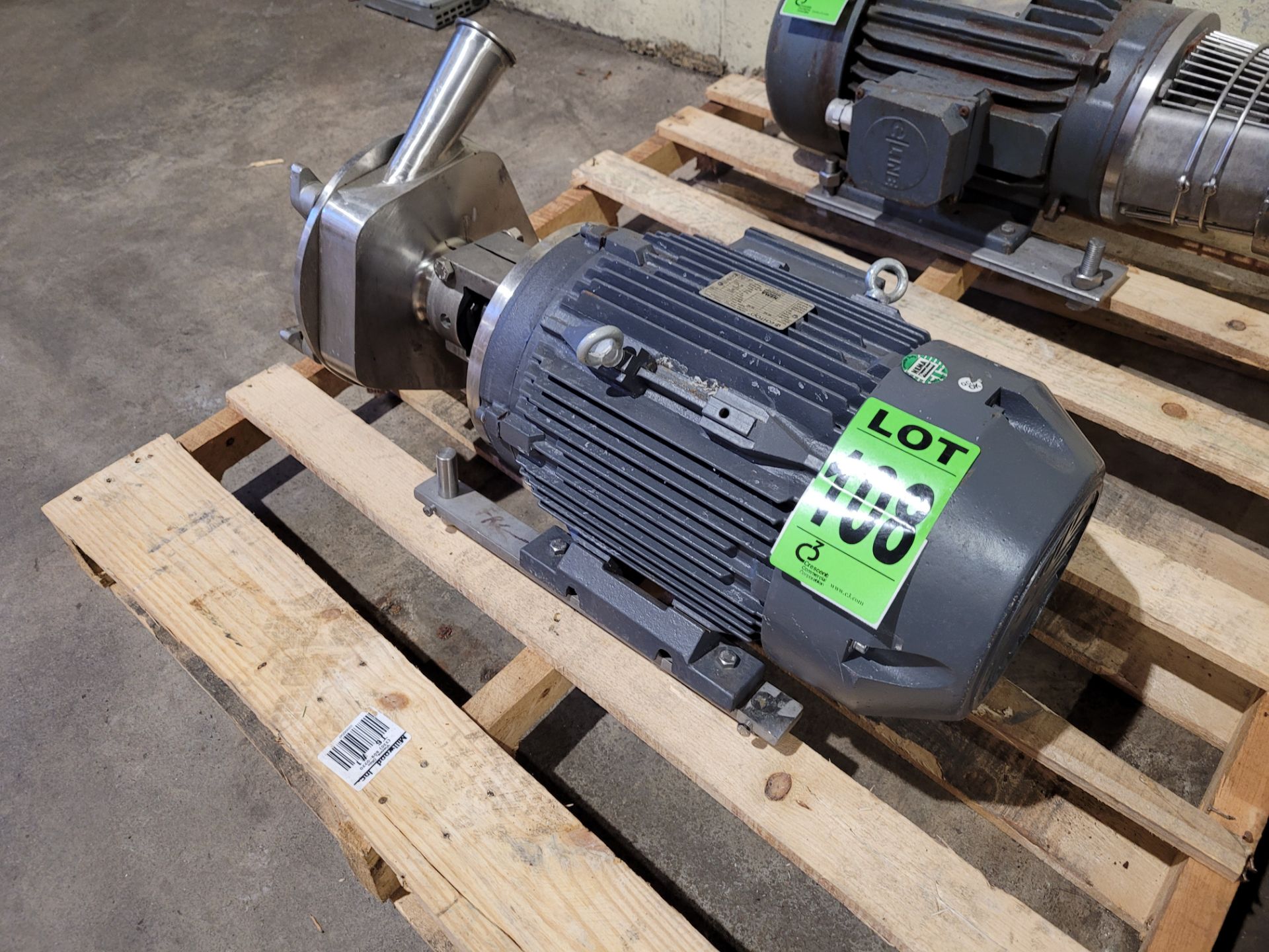 AMPCO centrifugal pump, 2"X3", 10 H.P motor - Image 3 of 3