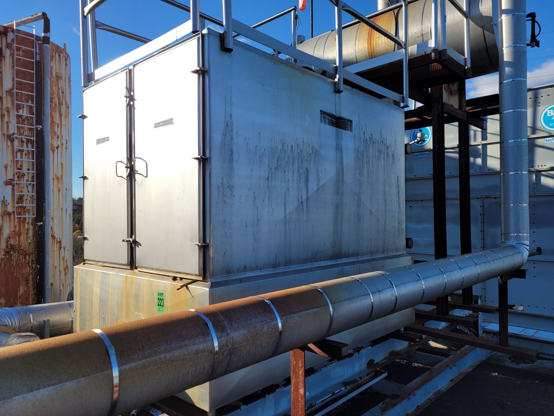 MUELLER all stainless chiller unit, model FTC, S/N: 402602, rated at 700 gallon - Image 3 of 8