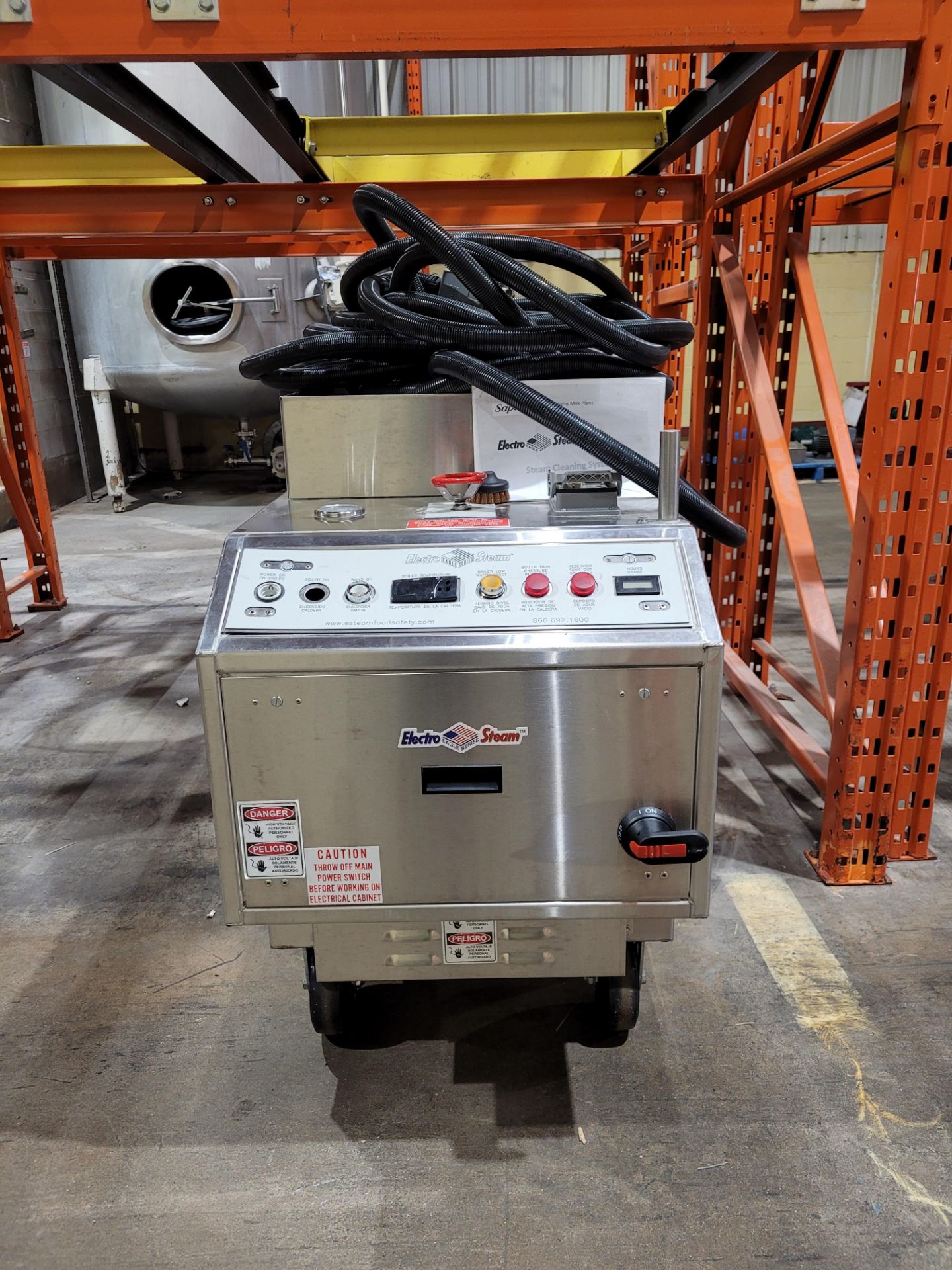 2017 ELECTRO-STEAM EAG LG-40 Eagle Series electric steam washer ser.42061, 40KW, MPSI 200, 600V - Image 2 of 13