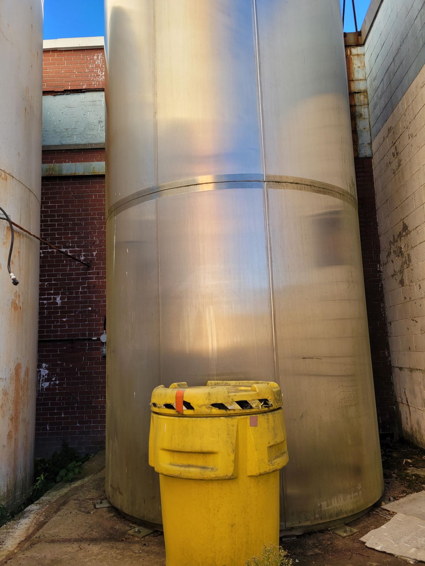 FELDMEIER 6500 gallon all stainless vertical jacketed storage tank, gallons based upon noted capaci - Image 8 of 8